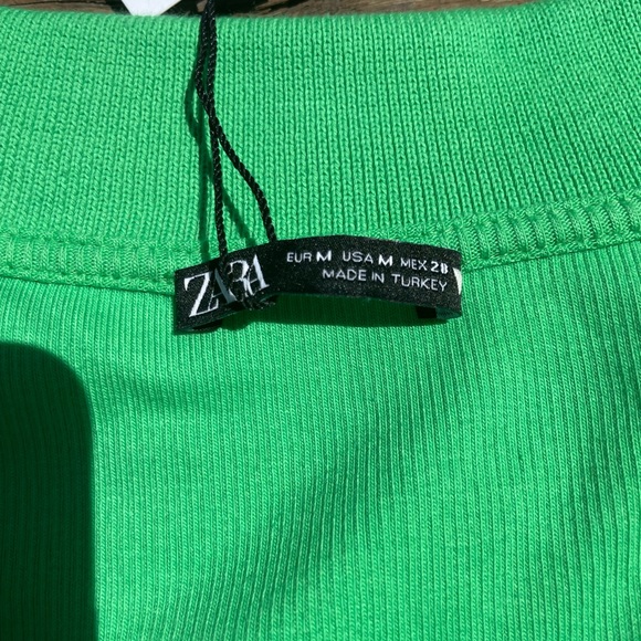 New Zara Ribbed Polo Dress - Picture 10 of 16